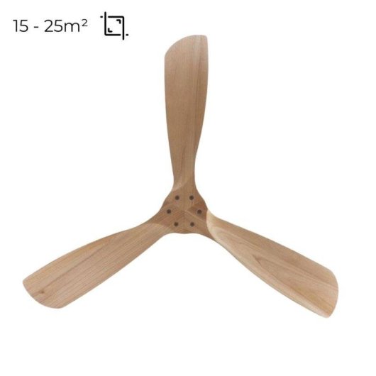 Ventilador de techo YOEVU Helix Haya 132 cm DC Wi-Fi Alexa sin luz