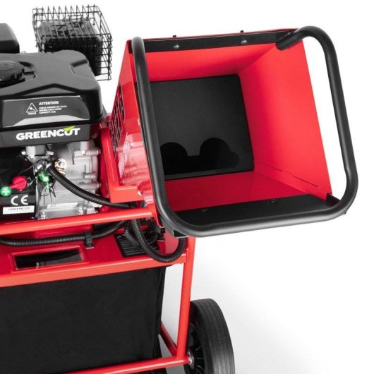 Biotrituradora Greencut GE212X-B gasolina 212cc 5kW corte 50mm saco 64L