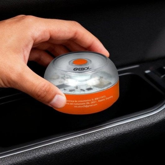 Baliza V16 Ebox MI VP10144-A Homologada DGT Geolocalizada Vodafone Base Magnética Naranja