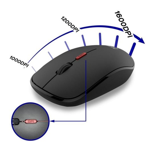 Tastiera UNYKAch Combo UK39 Wireless a membrana layout spagnolo con mouse ottico
