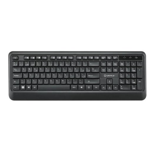 Tastiera UNYKAch Combo UK39 Wireless a membrana layout spagnolo con mouse ottico