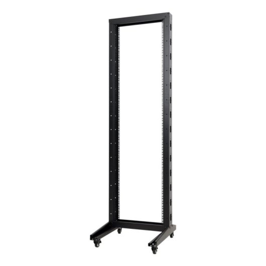 Armario rack Aiten Data F80.66.22OF 22U 2 columnas ruedas acero negro