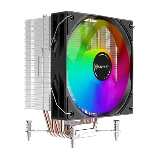 Refrigeración Aire UNYKAch Socket Intel/AMD 120mm UNYCOOL H41 ARGB Iluminación ARGB