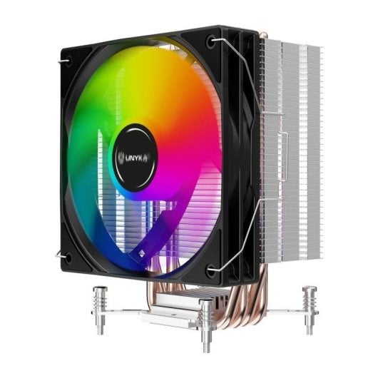 Refrigeración Aire UNYKAch Socket Intel/AMD 120mm UNYCOOL H41 ARGB Iluminación ARGB