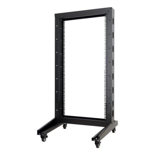 Armario rack Aiten Data F80.66.15OF 15U abierto 2 columnas ruedas 600x600x878 mm