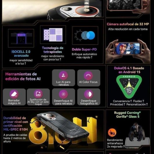 Blackview BL7000 5G 8GB 512GB 6.78" Orange