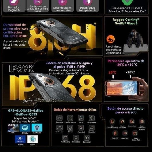 Blackview BL7000 5G 8GB 512GB 6.78" Orange