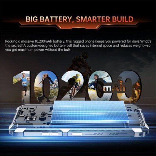 Cubot KingKong ES 3 4G 6GB 256GB 6.75" Schwarz