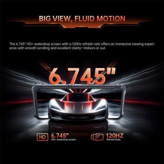 Cubot KingKong ES 3 4G 6GB 256GB 6.75" Schwarz