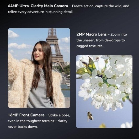 Cubot KingKong Power 5 4G 6GB 6,88" 128GB Orange Extreme Akku