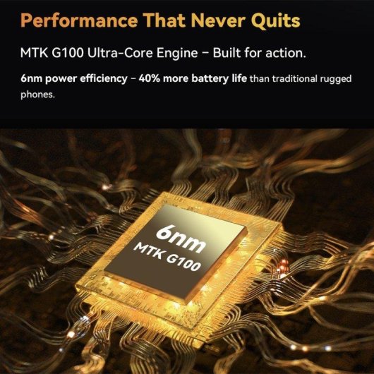 Cubot KingKong Power 5 4G 6GB 128GB 6.88" Schwarz