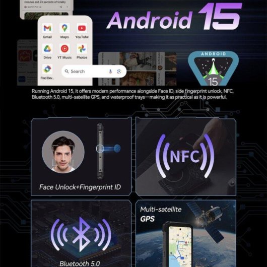 Cubot KingKong Mini 4 4G 6GB 128GB 4.7" Schwarz