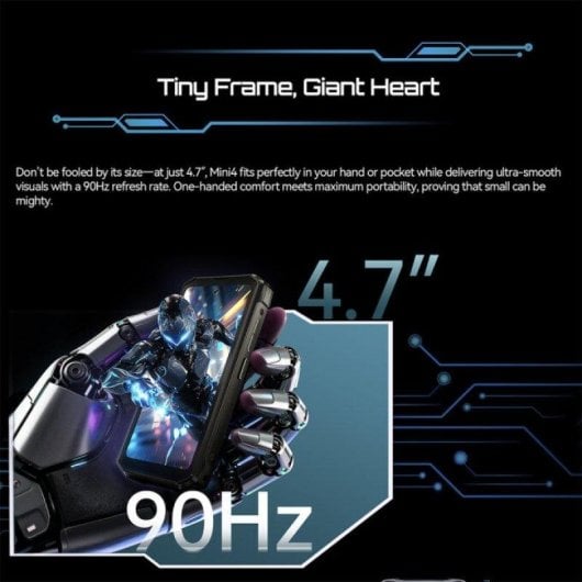 Cubot KingKong Mini 4 4G 6GB 128GB 4.7" Schwarz