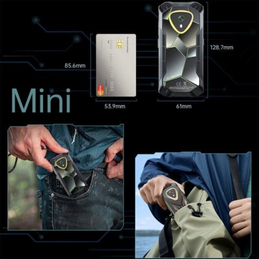 Cubot KingKong Mini 4 4G 6GB 128GB 4.7" Schwarz