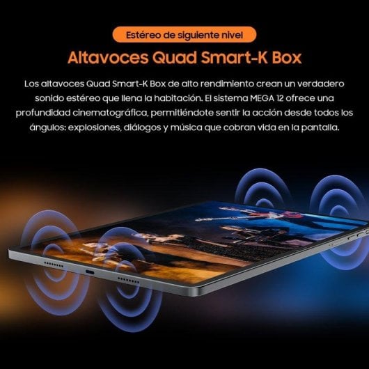 Blackview Mega 12 12.2" 256GB 5G 10000mAh Android 16 Tablet Nero con tastiera