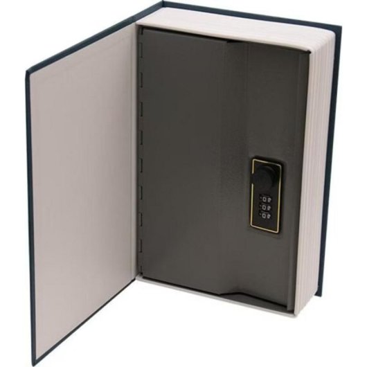 Caja fuerte libro Tracer BookSafe Pro combinación acero negro 18x11,5x5,5 cm