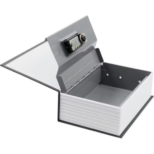 Caja fuerte libro Tracer BookSafe Pro combinación acero negro 18x11,5x5,5 cm