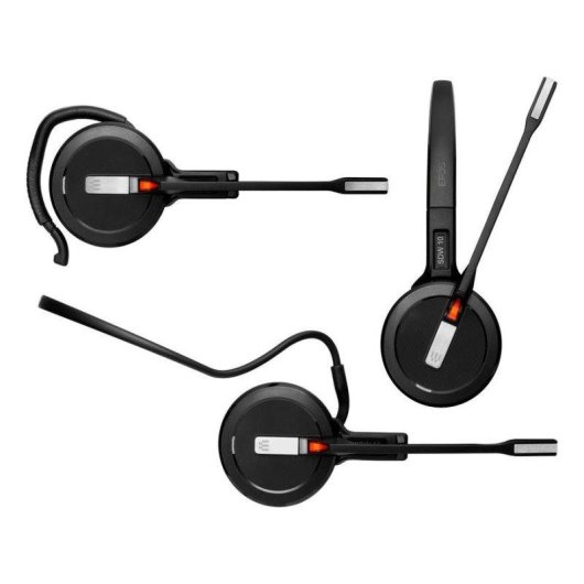 Auriculares EPOS IMPACT 5000 Go Inalámbricos DECT Cancelación de Ruido Oficina Negro