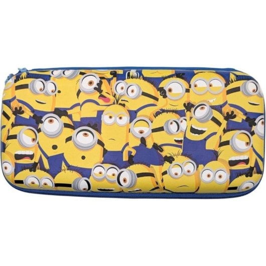 Funda rígida Lazerbuilt Minions Nintendo Switch 2 compartimento jogos