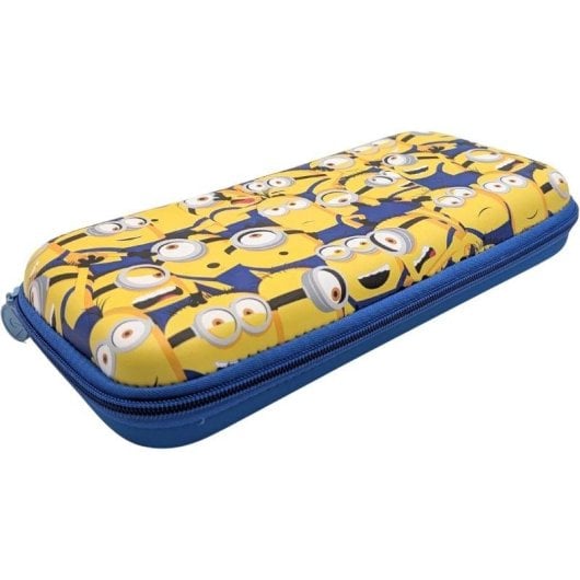 Funda rígida Lazerbuilt Minions Nintendo Switch 2 compartimento jogos