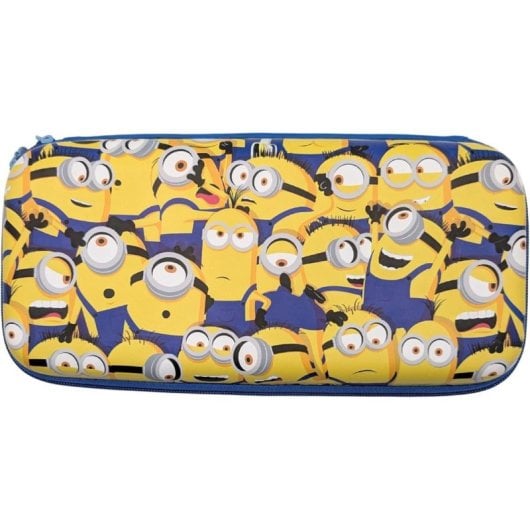 Funda rígida Lazerbuilt Minions Nintendo Switch 2 compartimento jogos