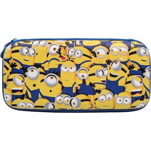 Funda rígida Lazerbuilt Minions Nintendo Switch 2 compartimento jogos