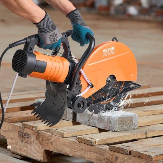 Fresadora de pared VEVOR DC355 corte húmedo 14 pulgadas 2800W 127mm