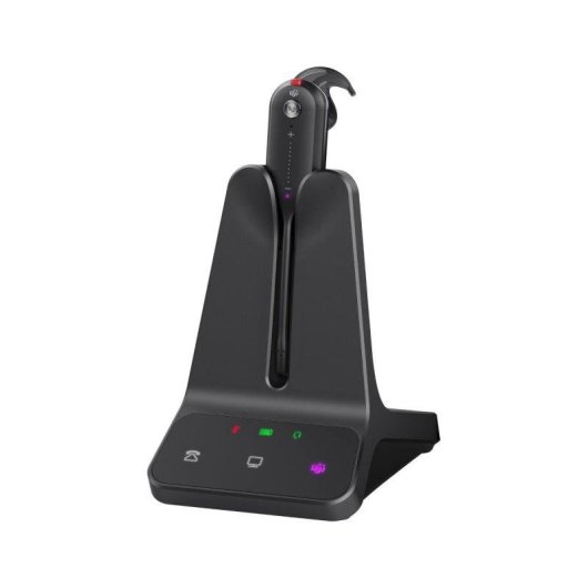 Auricular Yealink WH63 E2 Mono DECT USB-C Cancelamento Ruído Teams Preto