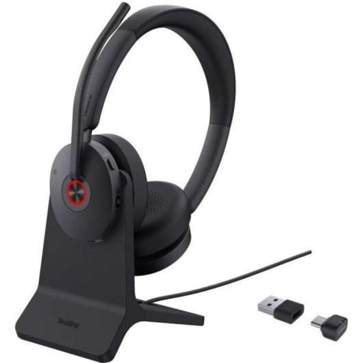 Casque Yealink BH74 sans fil Bluetooth et USB-C avec réduction de bruit, micro, noir