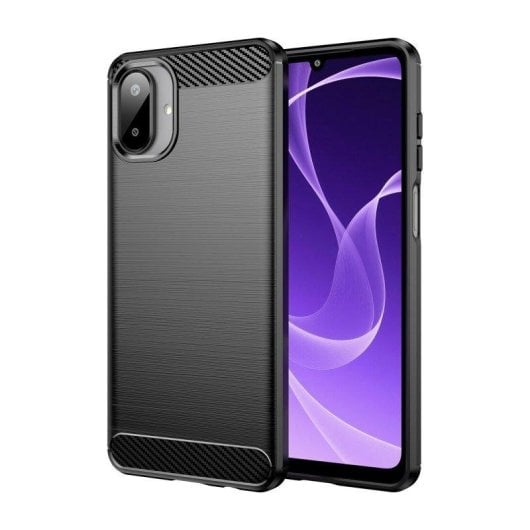 Schutzhülle Max Power Digital Samsung Galaxy A07 Carbonfaser Stoßfest Schwarz