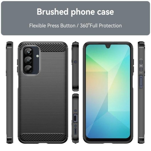 Capa Max Power Digital Samsung Galaxy A26 Fibra Carbono Antichoque Preta