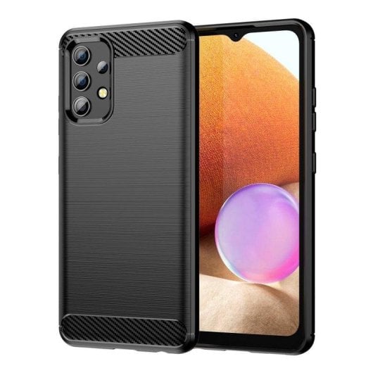 Custodia Max Power Digital Samsung Galaxy A32 4G Fibra di Carbonio Antishock Nera