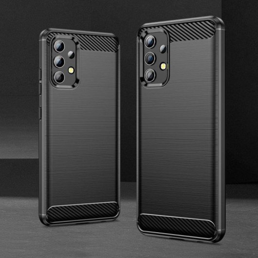 Custodia Max Power Digital Samsung Galaxy A32 4G Fibra di Carbonio Antishock Nera