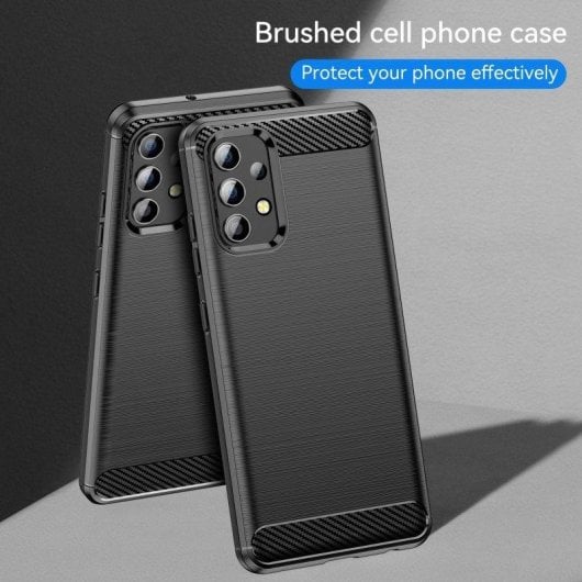 Custodia Max Power Digital Samsung Galaxy A32 4G Fibra di Carbonio Antishock Nera