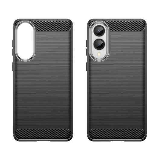 Capa Max Power Digital Samsung Galaxy S25 Edge Fibra Carbono Antichoque Preta