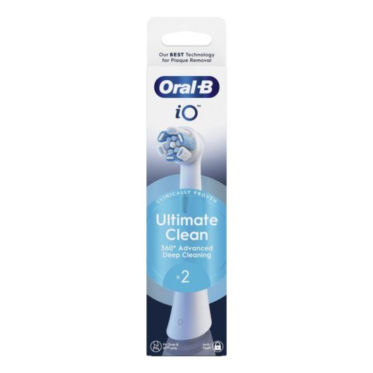 Cabeça de Escova Oral-B 80782596 iO Branco Pack 2 Compatível Alemanha