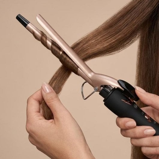 Lockenstab Avizar TX-39852 Keramik und Turmalin 35 mm 25W Gold Schwarz