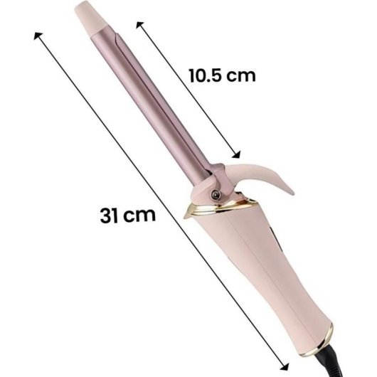 Lockenstab Avizar TX-8341 35 mm 200°C Schnellaufheizung Rosa