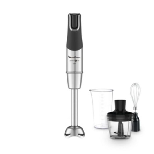 Batedeira de mão Moulinex InfinyForce Pro 1200W 0,8L Titânio acessórios