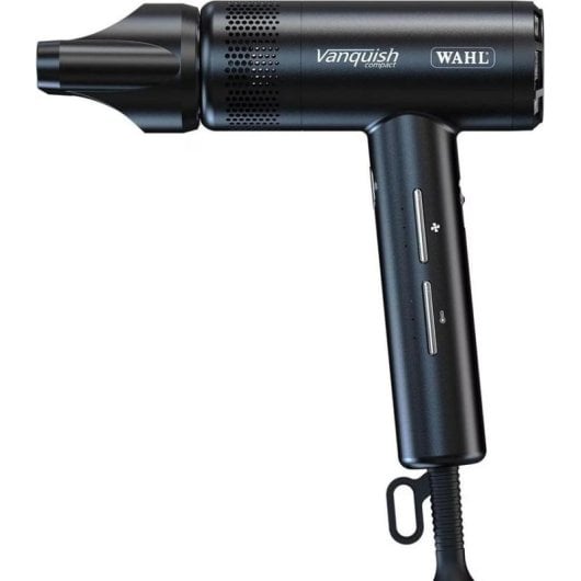 Secador de Pelo Profesional Iónico Wahl Vanquish Compact 1600W 4 Temperaturas 3 Velocidades con Accesorios Negro