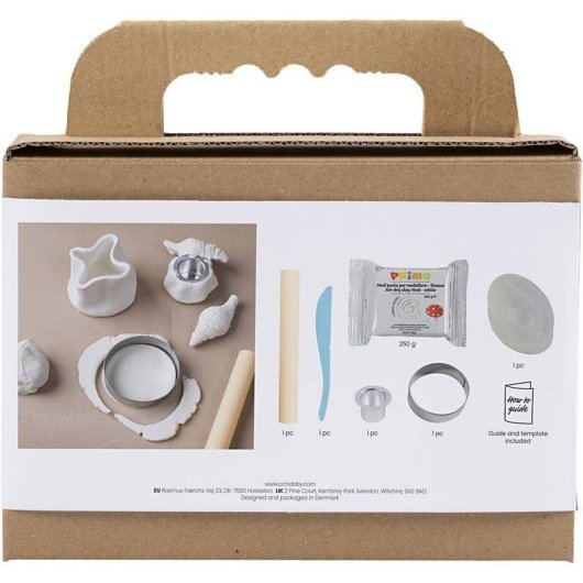 Kit de manualidades Creativ Company 977842 multicolor com ferramentas e argila