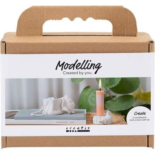 Kit de manualidades Creativ Company 977842 multicolor com ferramentas e argila
