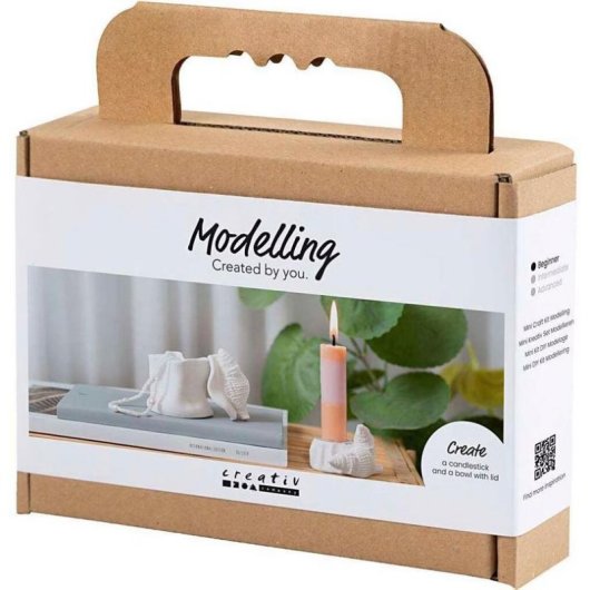 Kit de manualidades Creativ Company 977842 multicolor com ferramentas e argila
