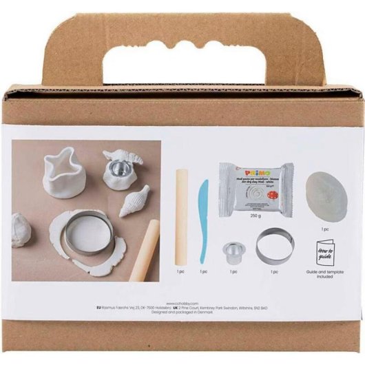 Kit de manualidades Creativ Company 977842 multicolor com ferramentas e argila
