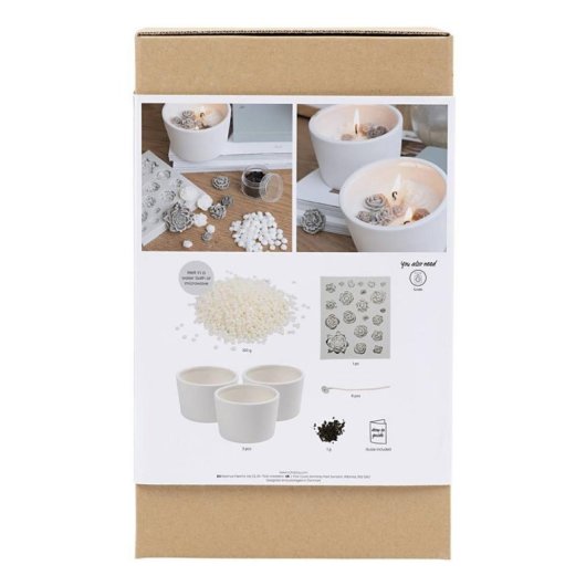 Kit de manualidades Creativ Company 977857 para crear velas de soja multicolor