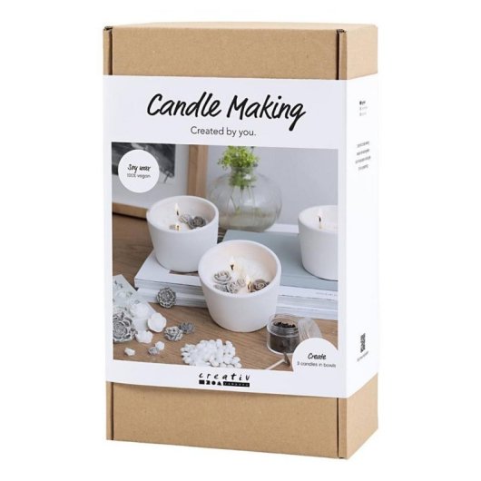 Kit de manualidades Creativ Company 977857 para crear velas de soja multicolor