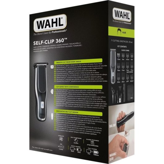 Tondeuse Wahl Self-Clip 360 sans fil 0,8-2,5 mm DUALGRIP 150 min