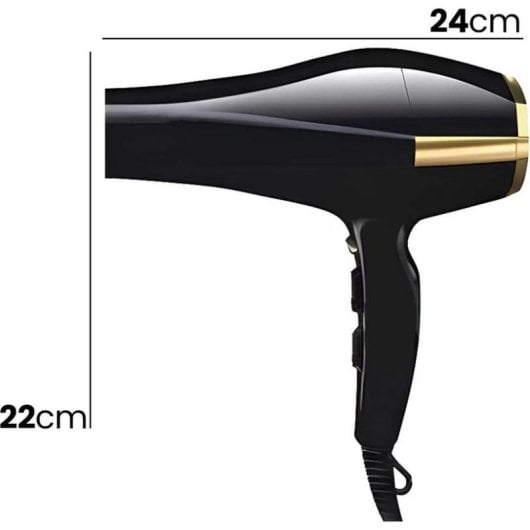 Handföhn Avizar TX-9267 1500W 2 Temperaturstufen 1 Geschwindigkeit Gold Schwarz