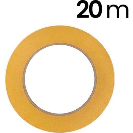 Ruban adhésif Avizar TX-02062 extra fort 20 m x 50 mm jaune