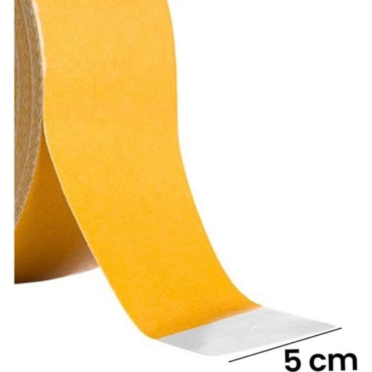 Ruban adhésif Avizar TX-02062 extra fort 20 m x 50 mm jaune